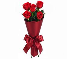 Букет 5 Красных роз Эдлесс Лав в Зубово