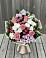 Букет цветов из: Альстромерии, Гвоздики, Розы и Хризантемы в Зубово