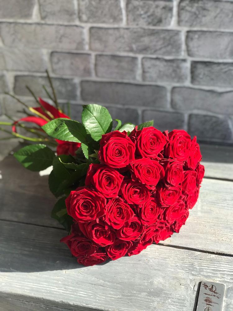 Букет Красные розы Фридом в Зубово