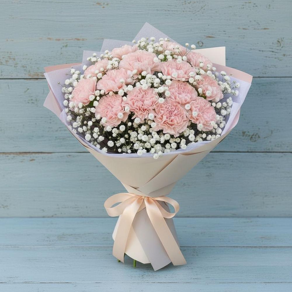 Букет цветов из: Гвоздики в Зубово