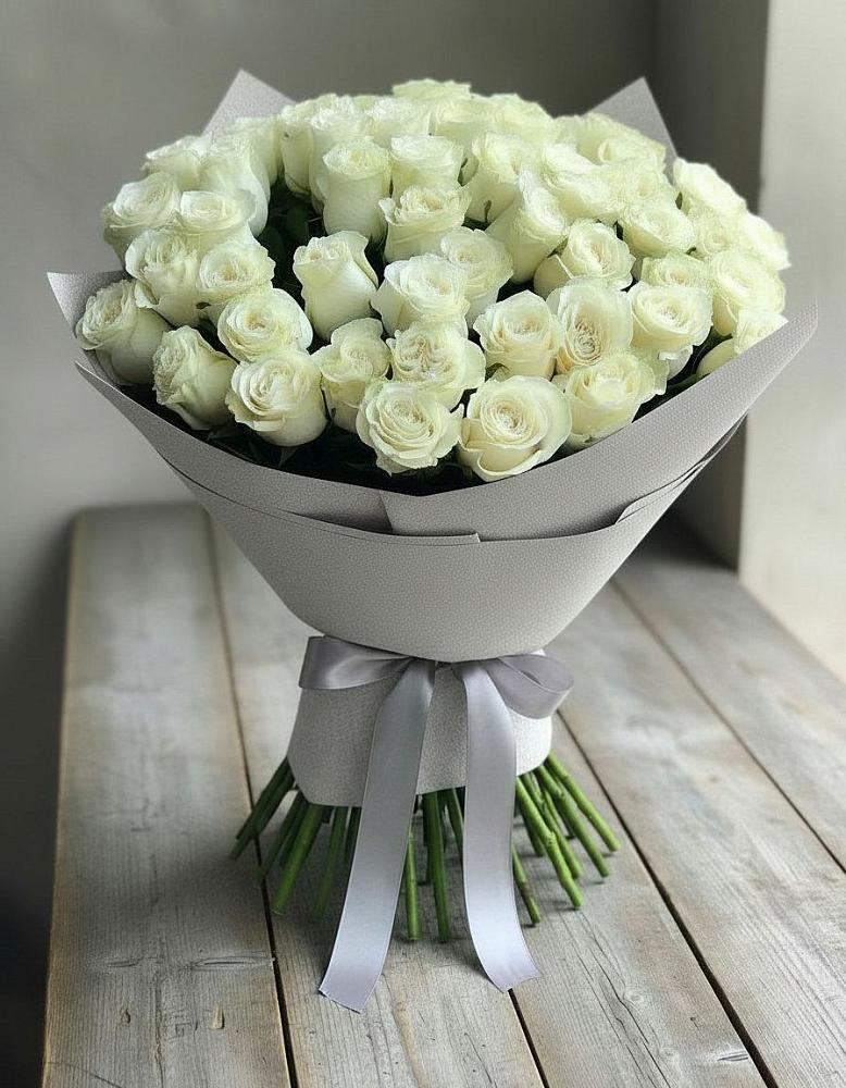 Букет 35 Белых роз в Зубово