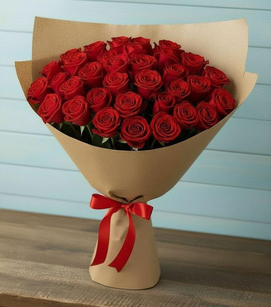 Букет Красные розы Милано в Зубово