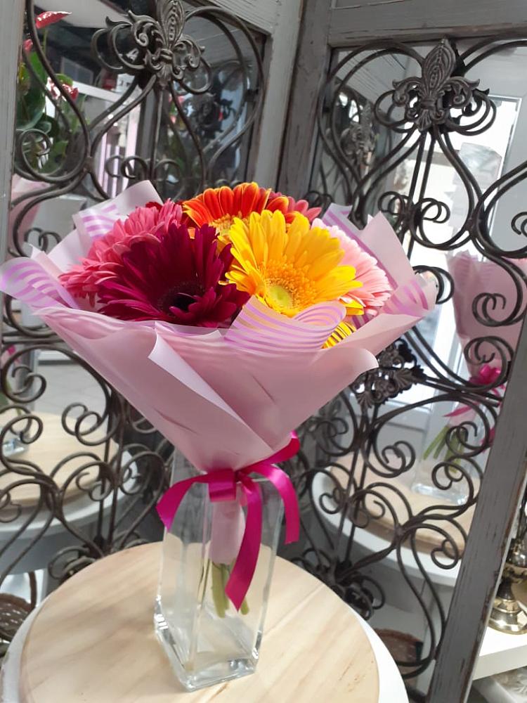 Букет цветов из: Герберы в Зубово