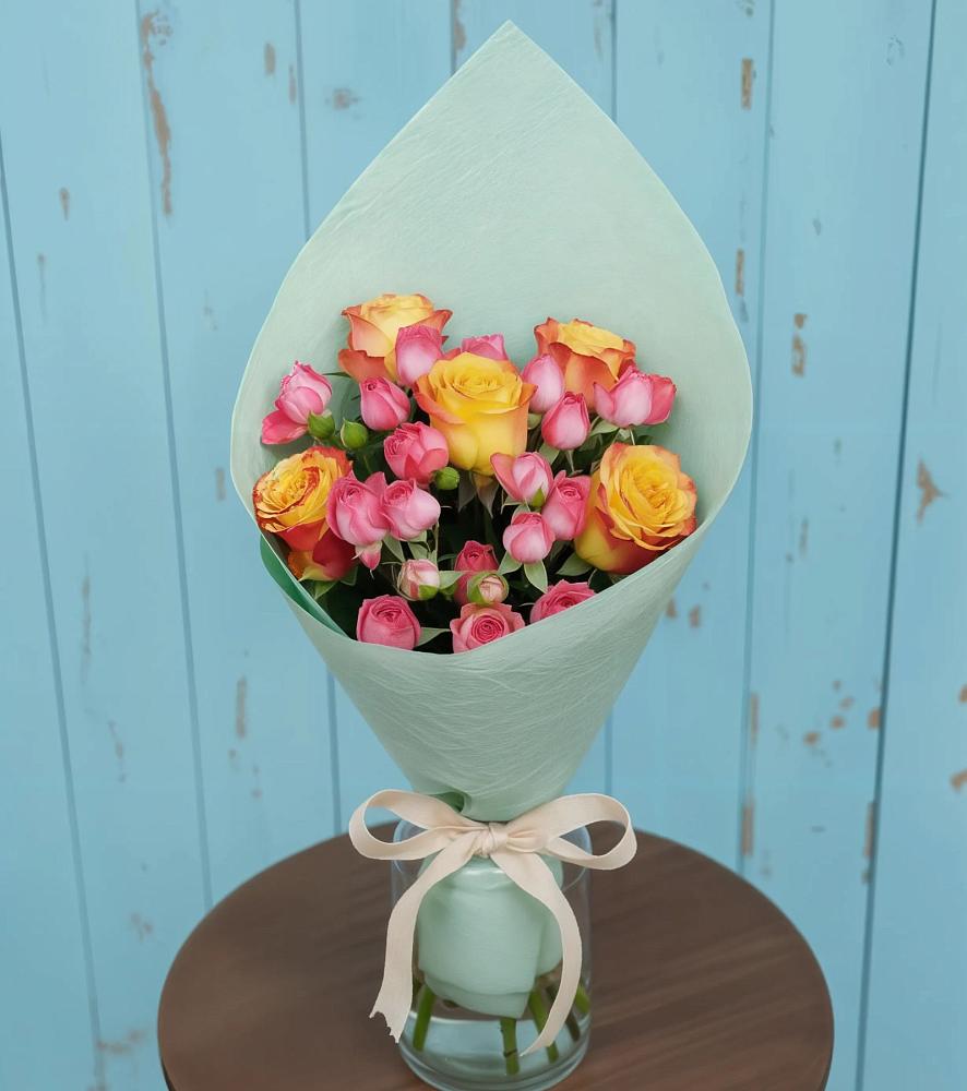 Букет цветов из: Розы в Зубово