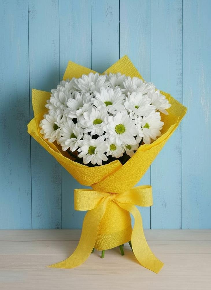 Букет цветов из: Хризантемы в Зубово