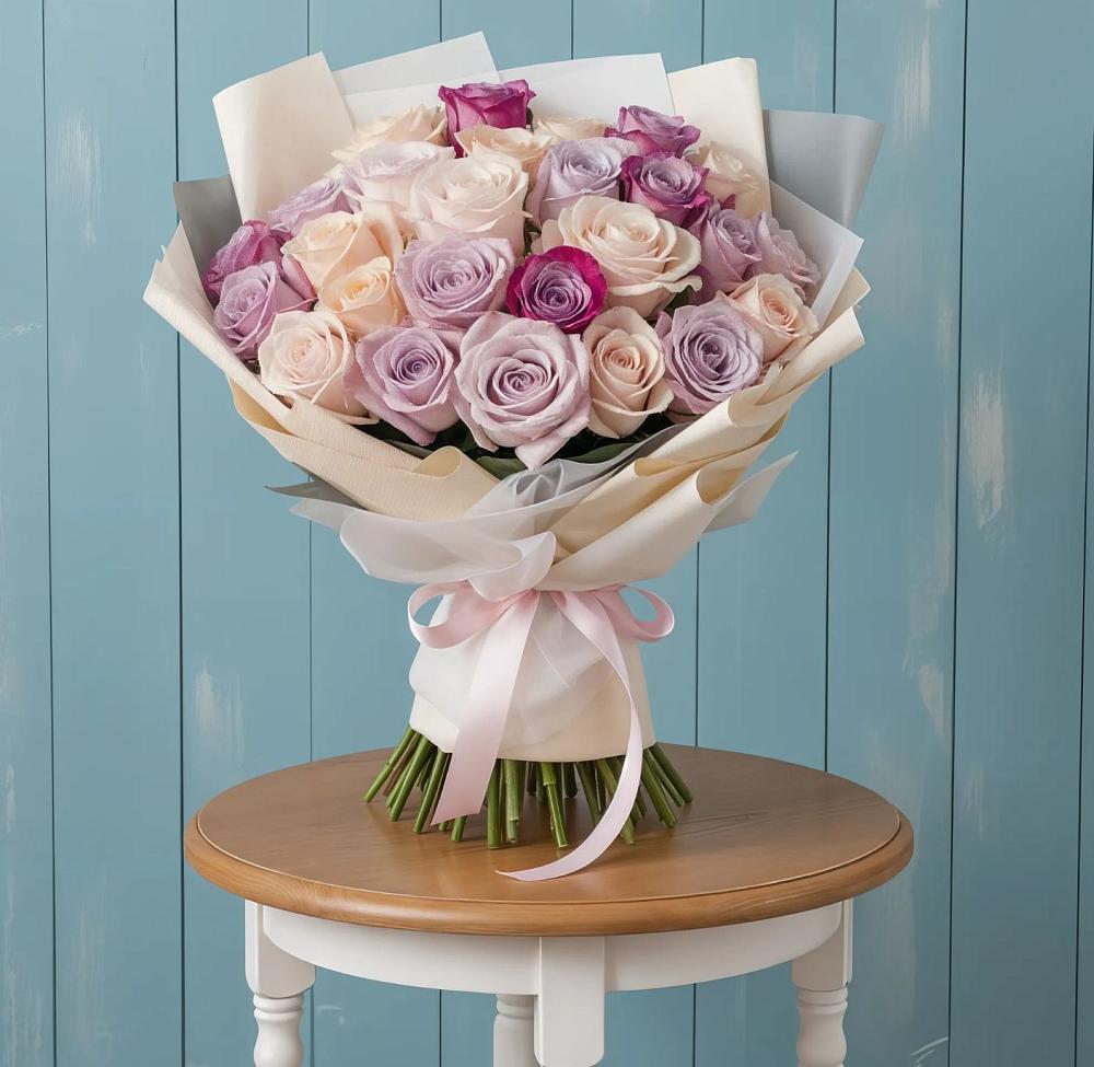 Букет цветов из: Розы в Зубово