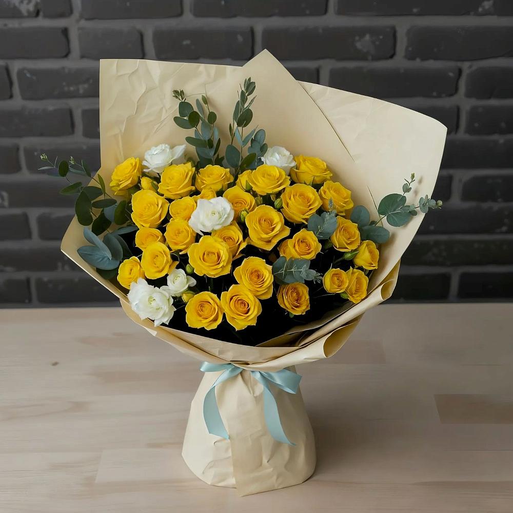Букет цветов из: Розы в Зубово