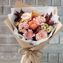 Букет цветов из:  Гвоздики, Хризантемы и Розы в Зубово