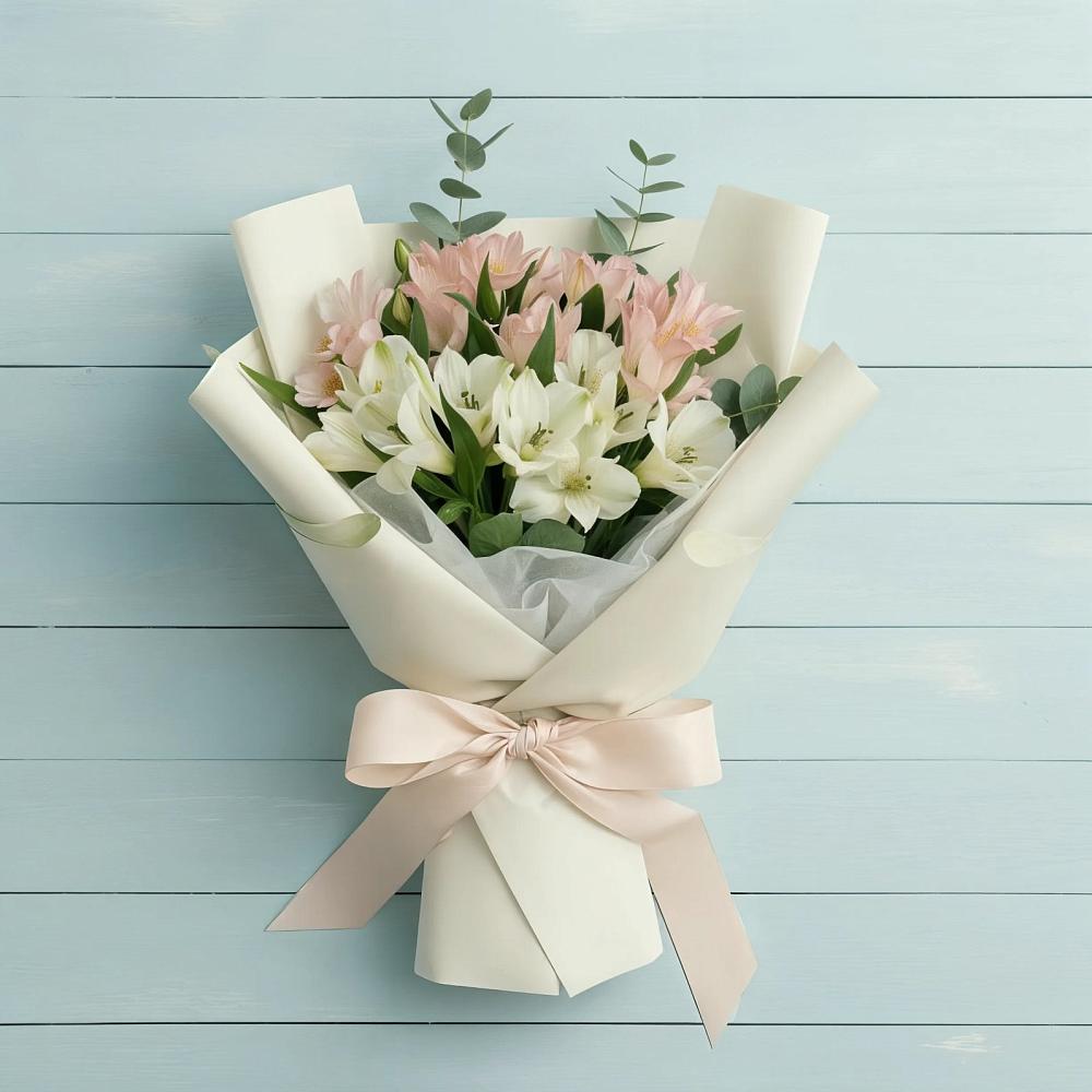 Букет цветов из: Альстромерии в Зубово