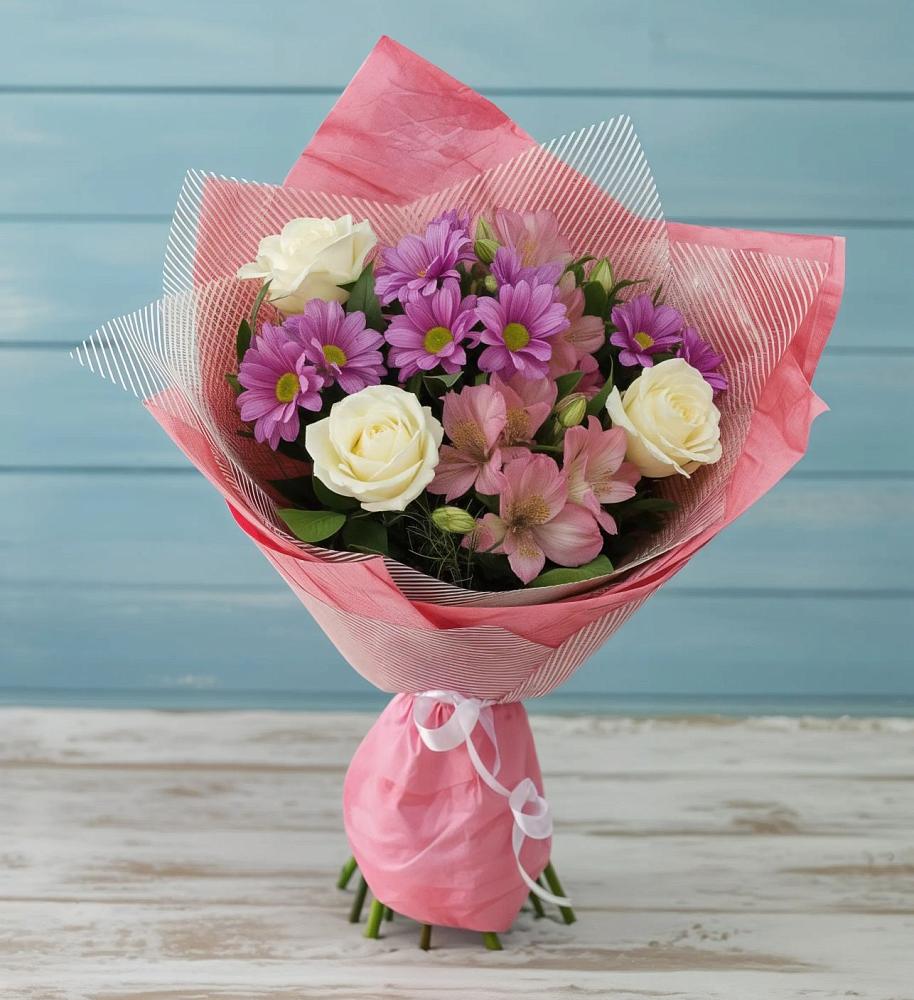 Букет цветов из: Герберы в Зубово