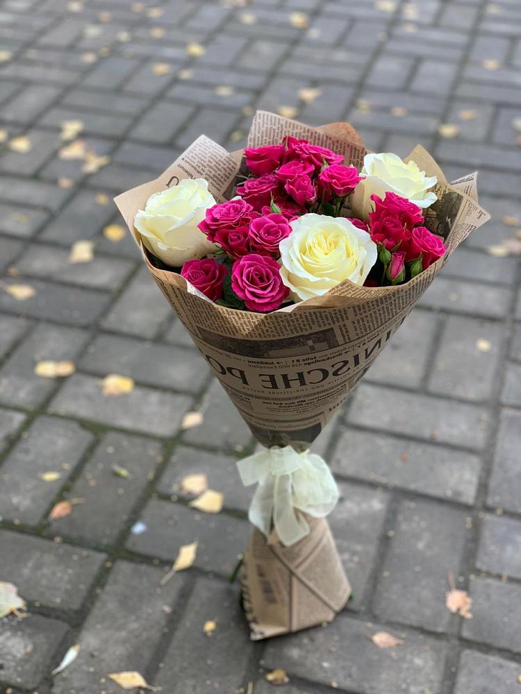 Букет цветов из: Розы в Зубово