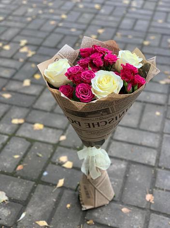 Букет цветов из: Розы в Зубово