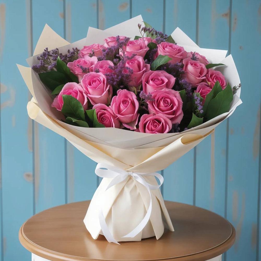 Букет цветов из: Розы в Зубово