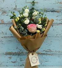 Букет цветов из:  Розы и Лизиантусы в Зубово
