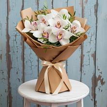 Букет цветов из:  Орхидеи и Розы в Зубово