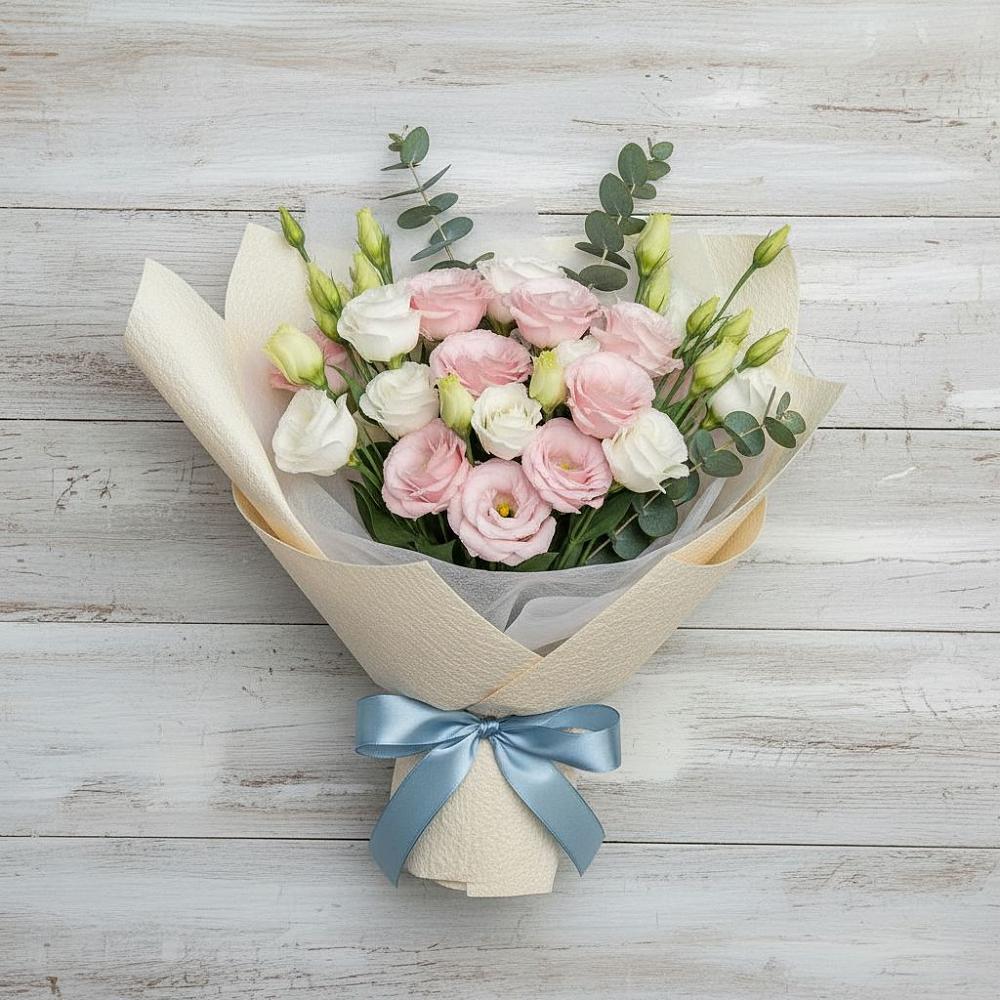 Букет цветов из: Лизиантусы в Зубово